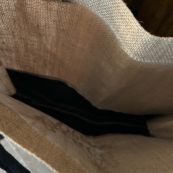 Beach Please Women's Tote Bag - Black & Tan - Picture 6 of 7